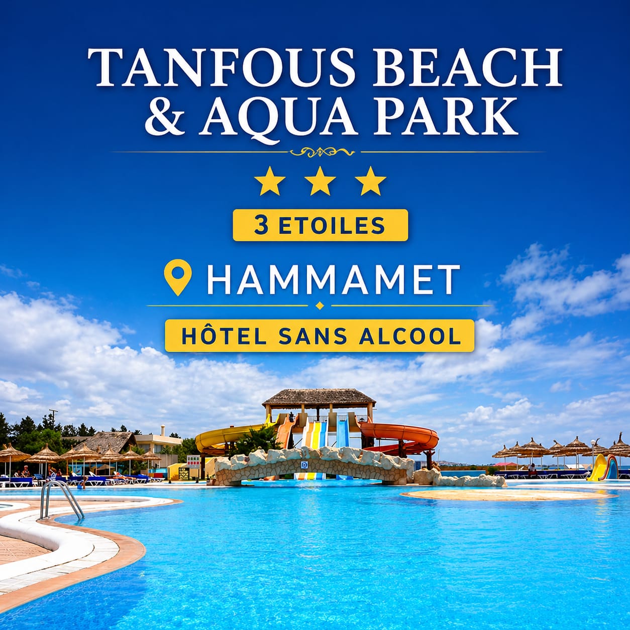 Hotel Hammamet Tanfous beach Aquapark