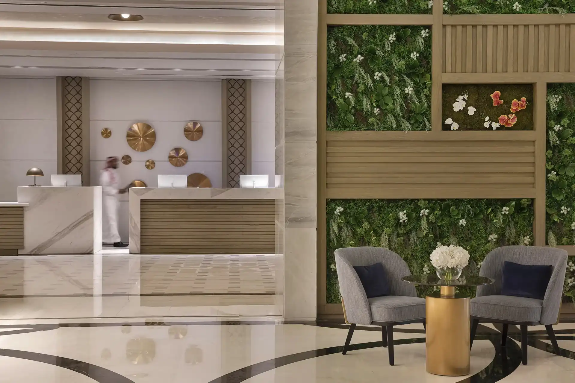 Hotel Jumeirah Jabal Omar Makkah-devant réception