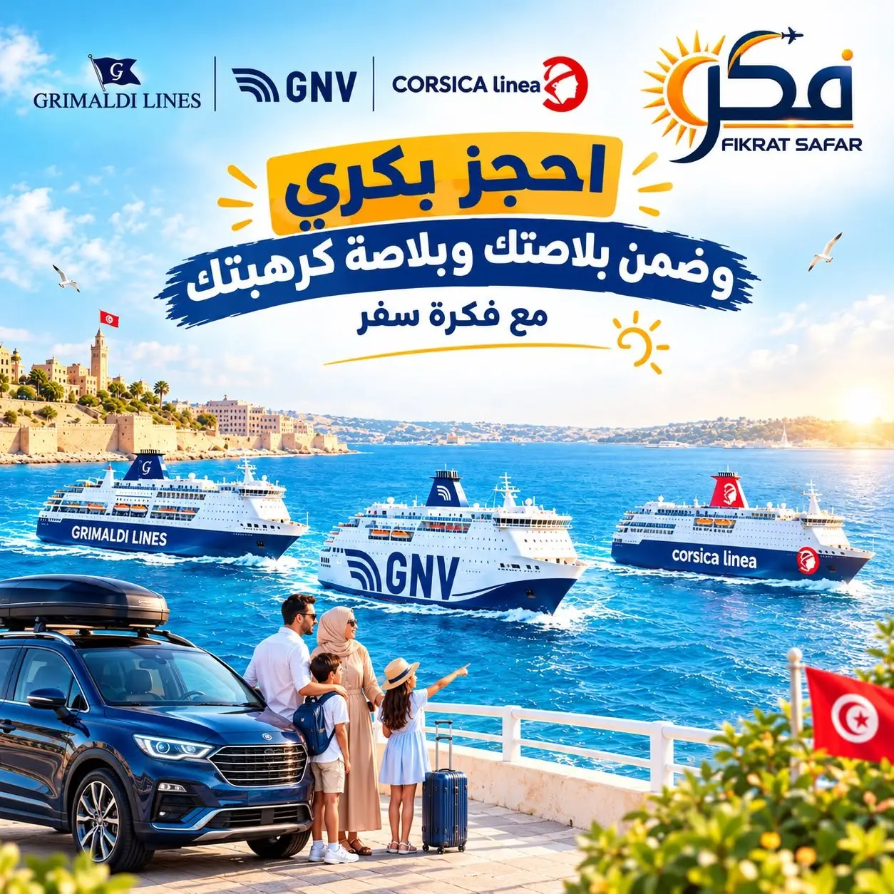 Billets de Bateau حجز الباخرة